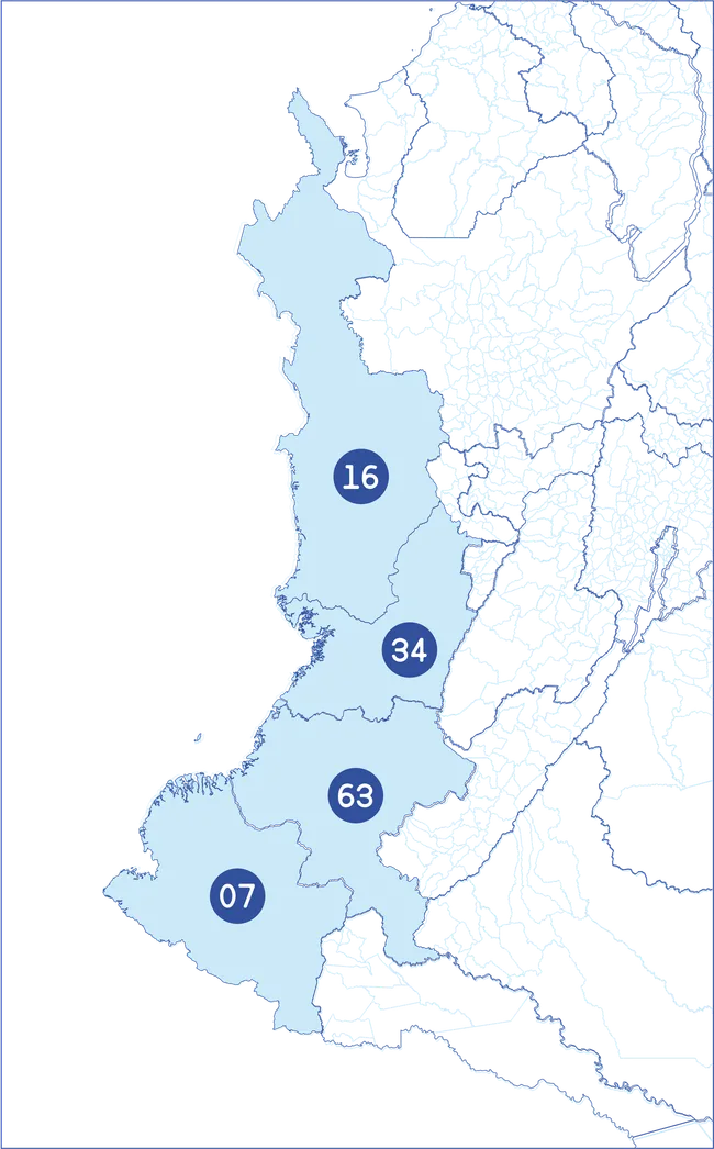 Mapa Región PACÍFICA
