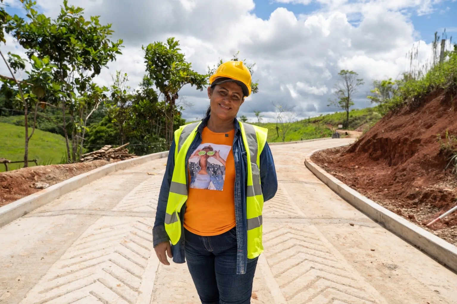 Yaneth Munar Nuñez, miembro de la JAC.