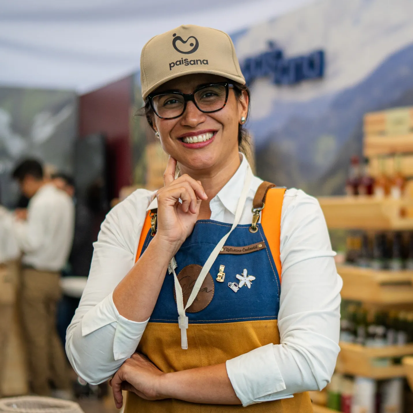 Katherine Cadavid, durante su participación en Cafés de Colombia Expo.